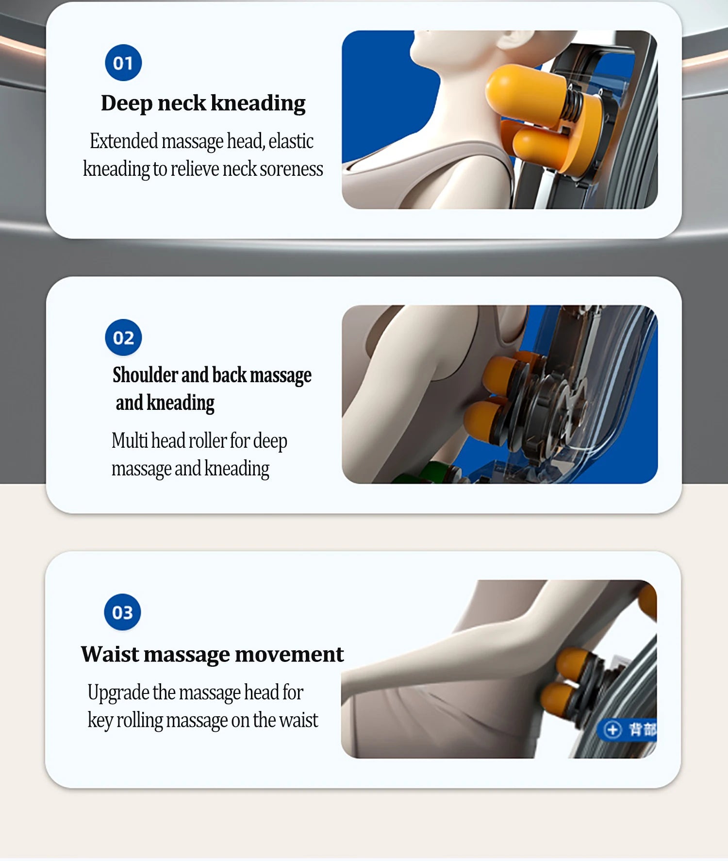 Electric Massage Chair Zero Gravity with Voice Control - Tidesmit Massage Chairs Tidesmit