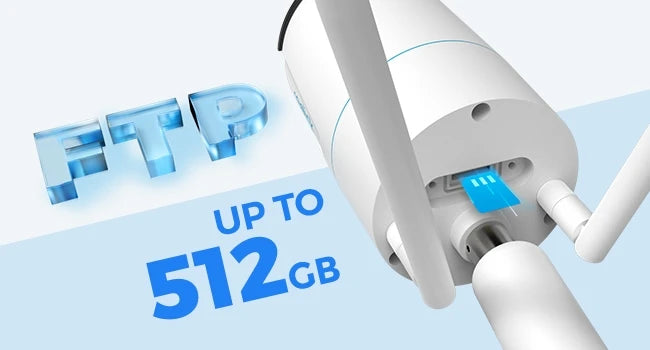 REOLINK 5MP Plug-in Outdoor WiFi Security Camera Security IP67 Smart Motion Detection Dual Wi-Fi IP Camera for Home Surveillance