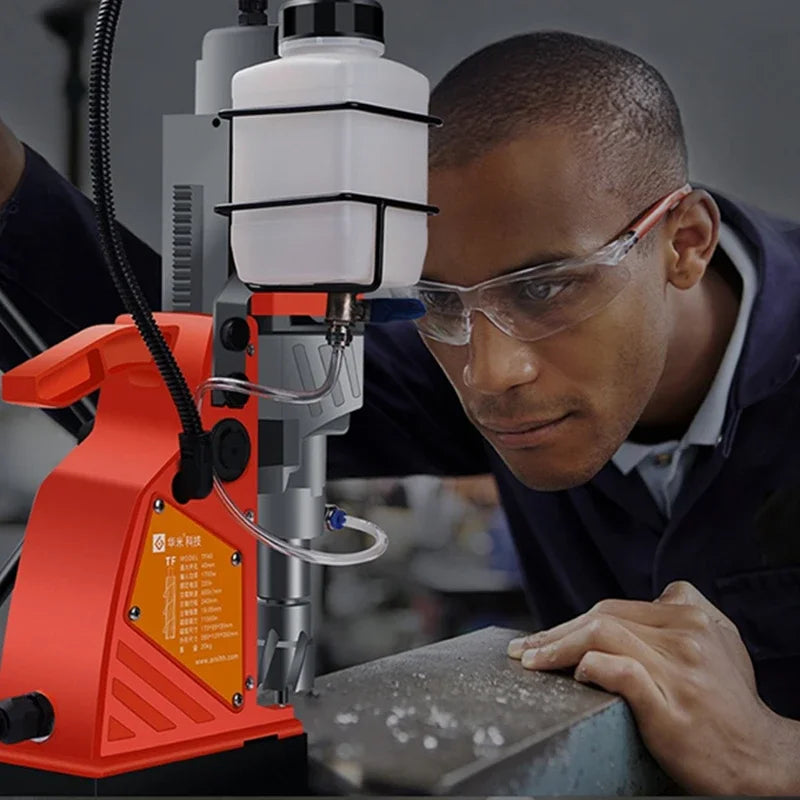Magnetic Twist Bench Machine Electric Bench Drilling Rig Machine for Engineering Steel Structure 220V LY TN18RE