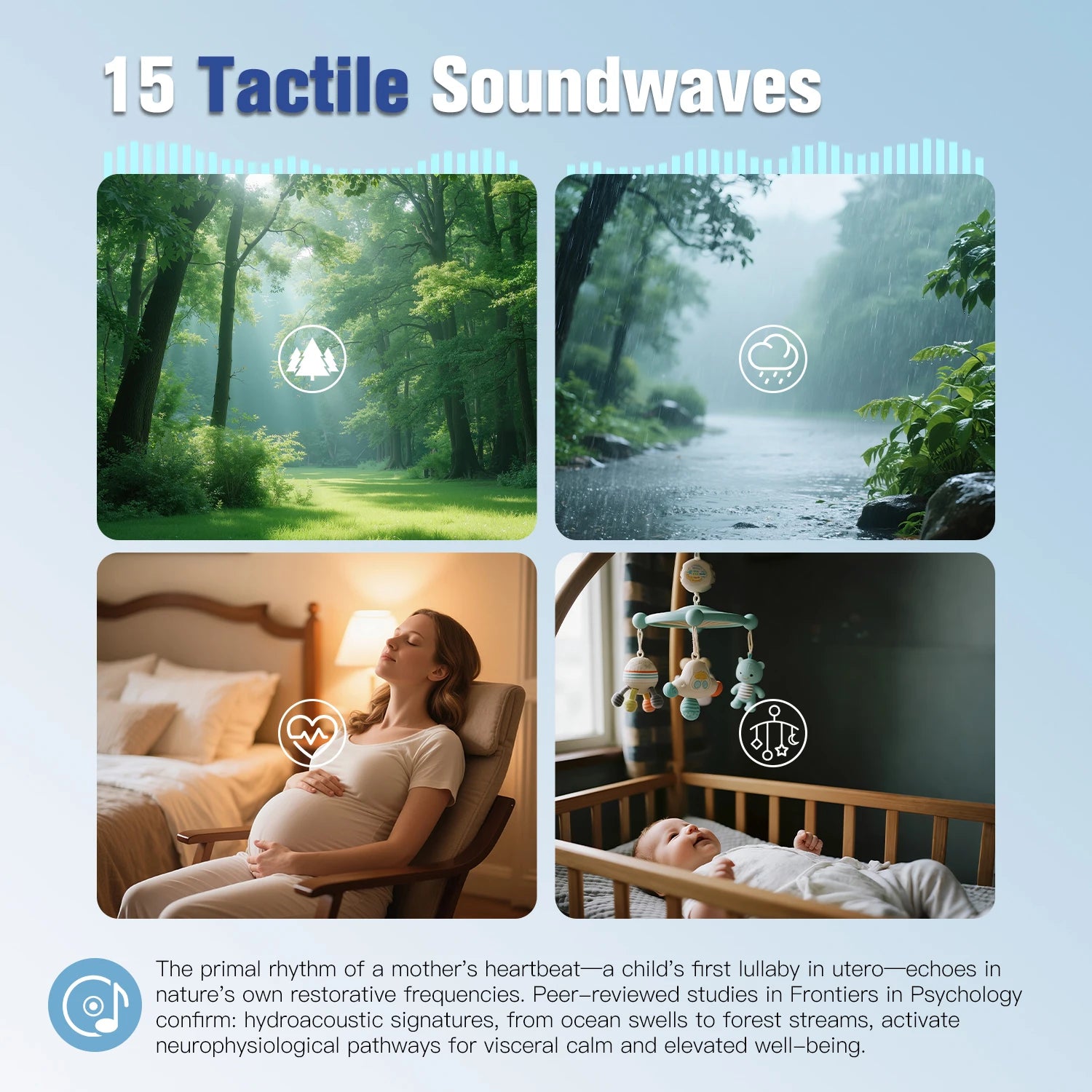 White Noise Machine Portable Baby Sleep Assistant Smart Cry Detection 15 Calming Sounds Night Light Timer Baby Shower Gift