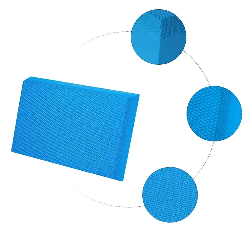 Household trapezoidal yoga fitness TPE balance pad massage yoga exercise balance cushion equipment rebounds quickly and cushions