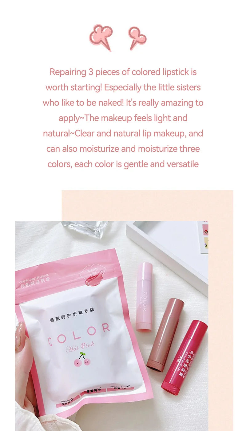 Moisturizing Tinted Lip Balm | Hydrating Lip Treatment | Tidesmit Lip Care Tidesmit