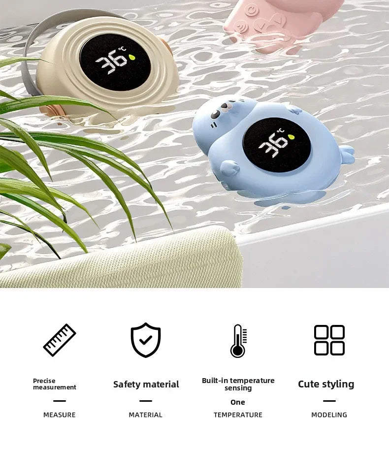 Baby Bath Temperature Meter Floating Digital Baby Bath Temperature Meter Display Temperature Tester Cartoon Floating Toy