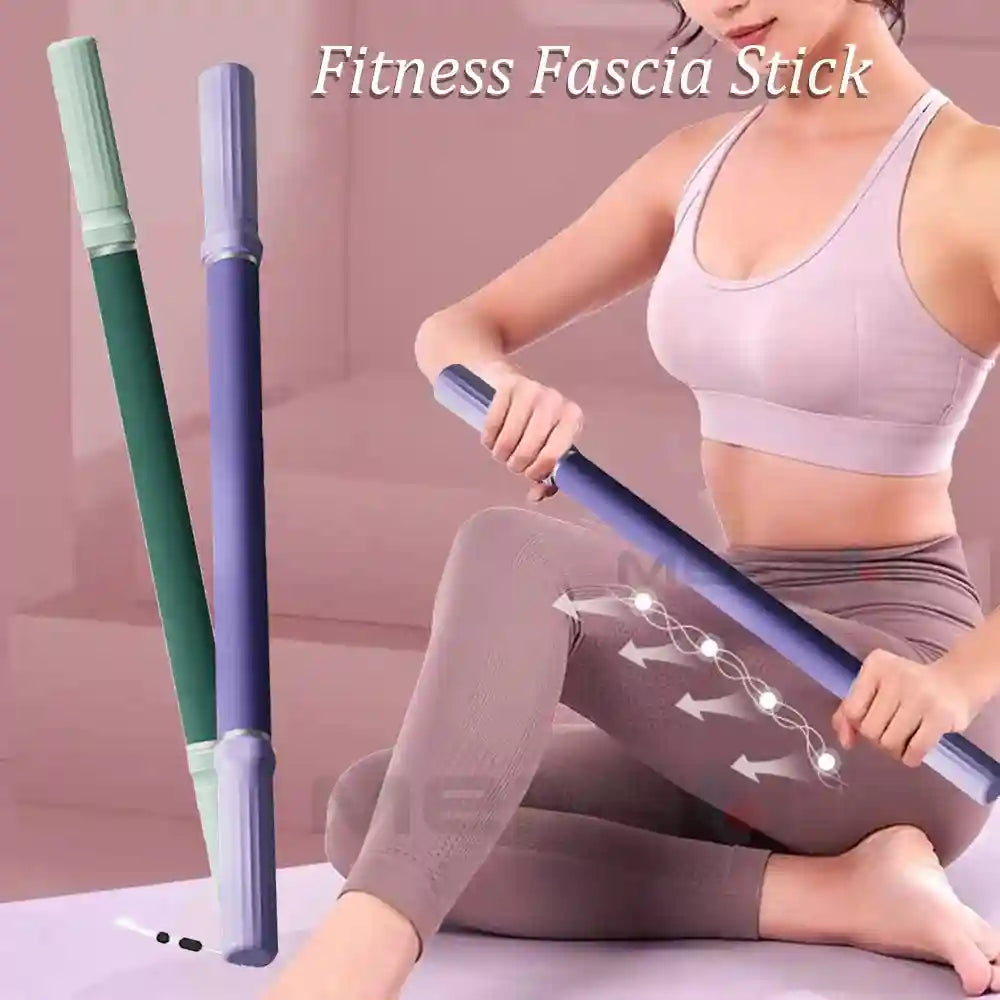 Yoga Fascia Stick 57cm Massage Roller for Deep Tissue Muscle Recovery Massage Roller Tidesmit