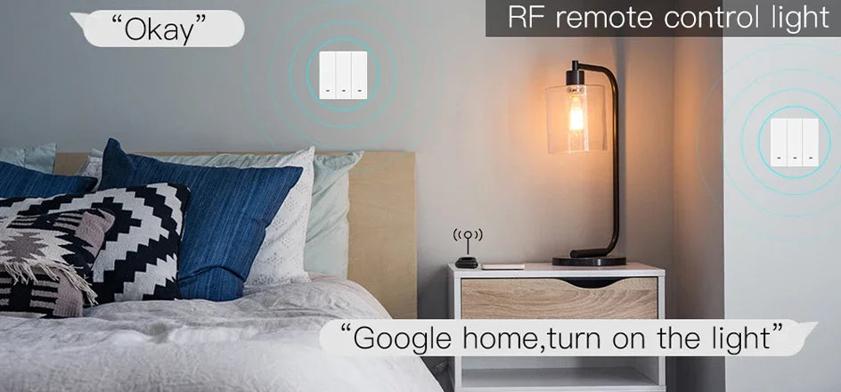 WiFi RF IR All-In-One Smart Universal Remote Controller, RF Appliances Tuya Smart Life App Voice Control with Alexa Google Home