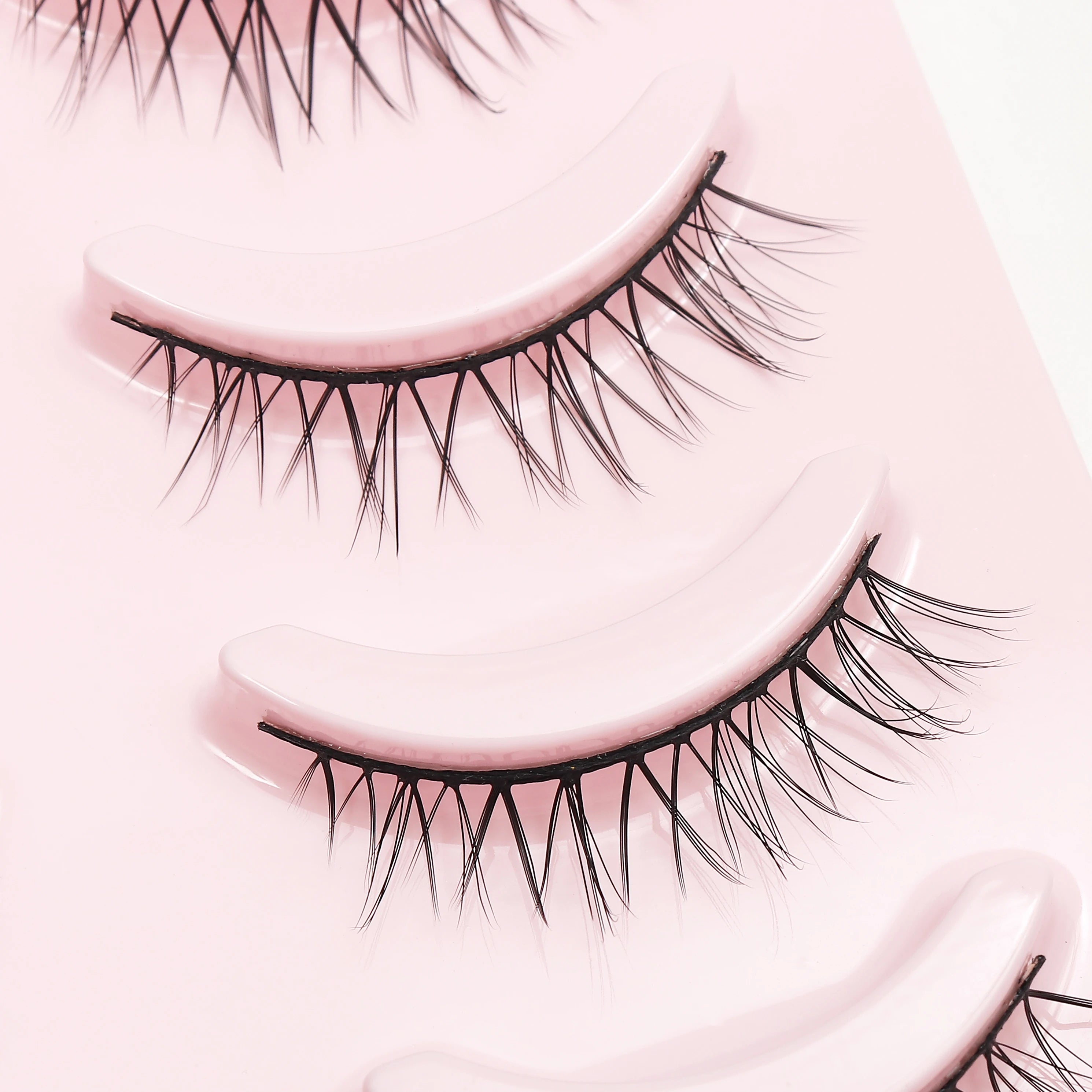 Anime Manga False Eyelashes - Natural Wispy Faux Lashes - 5 Pairs Set False Eyelashes Tidesmit