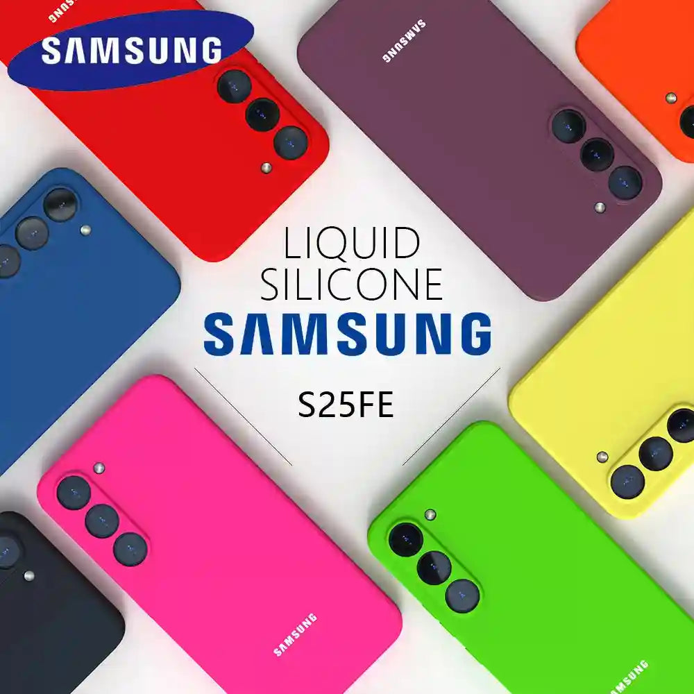 Liquid Silicone Phone Case for Samsung S25 FE – Shock-Absorbing Slim Fit Tidesmit