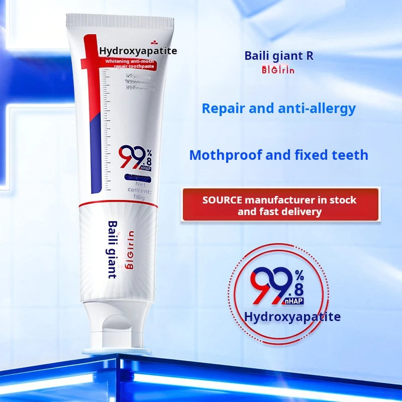 Tidesmit 99.8% high-purity hydroxyapatite whitening toothpaste for cavity prevention and fresh breath