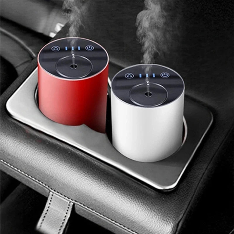 Waterless Aroma Diffusers For Essential Oils Diffuser Portable Smart Car Scent Machine Electric Smell for Home Room Fragrance