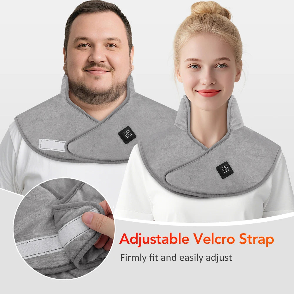 Electric Heating Neck Massager - Deep Tissue Muscle Recovery Tool Fascia Gun Tidesmit