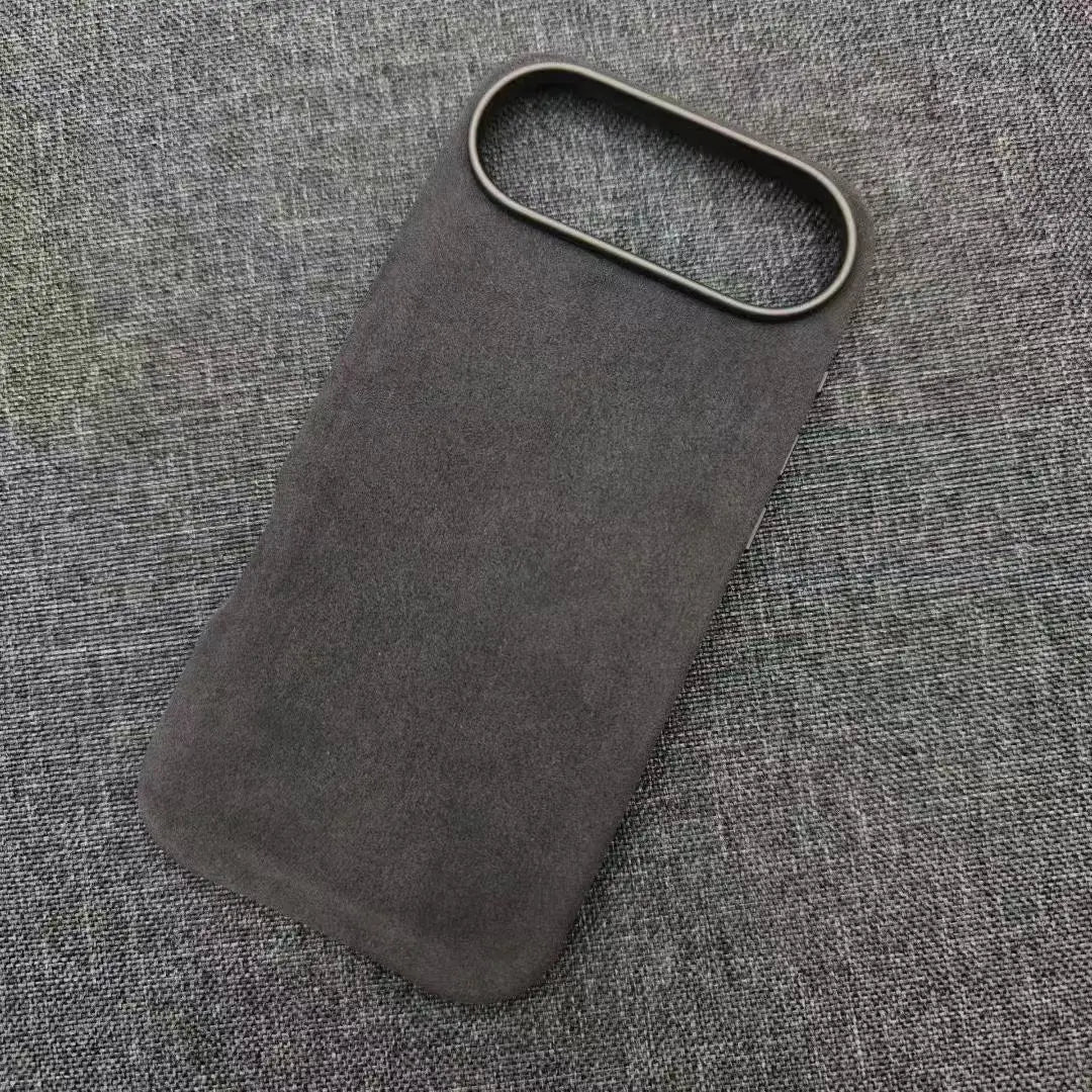 iPhone 17 Pro Max Suede Magnetic Case | Slim Shock-Absorbing Cover Black (Mag) China Mainland Tidesmit