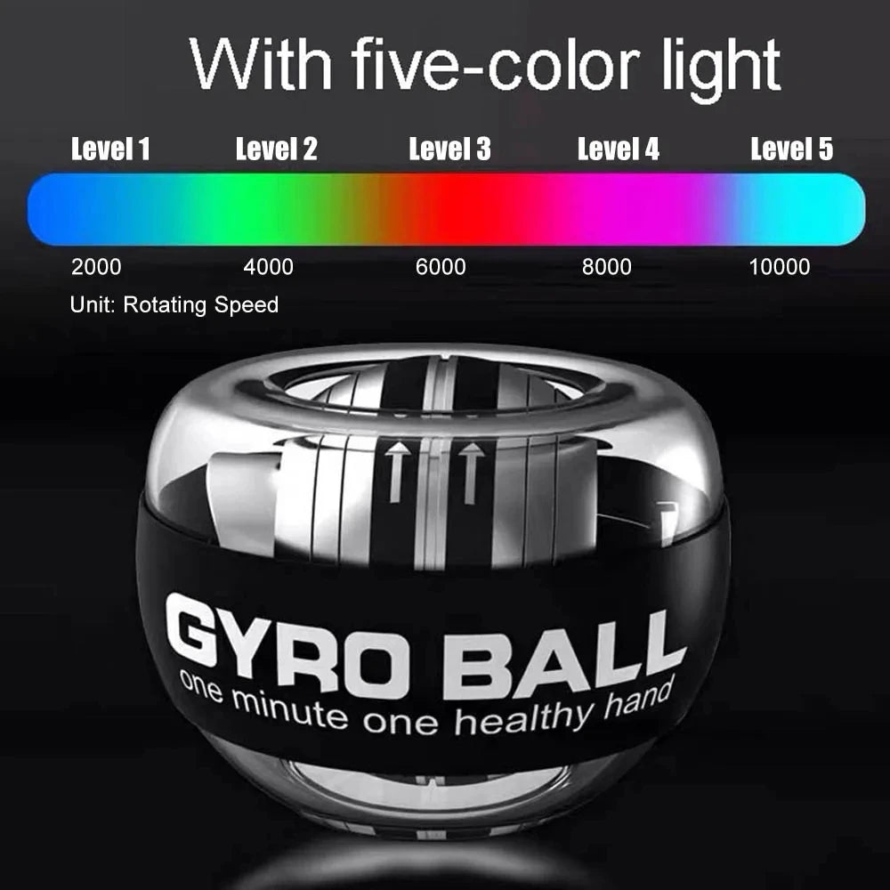 Wrist Strengthener Ball - Self-Starting Grip Trainer for Muscle Relief Back Massage Instrument Tidesmit