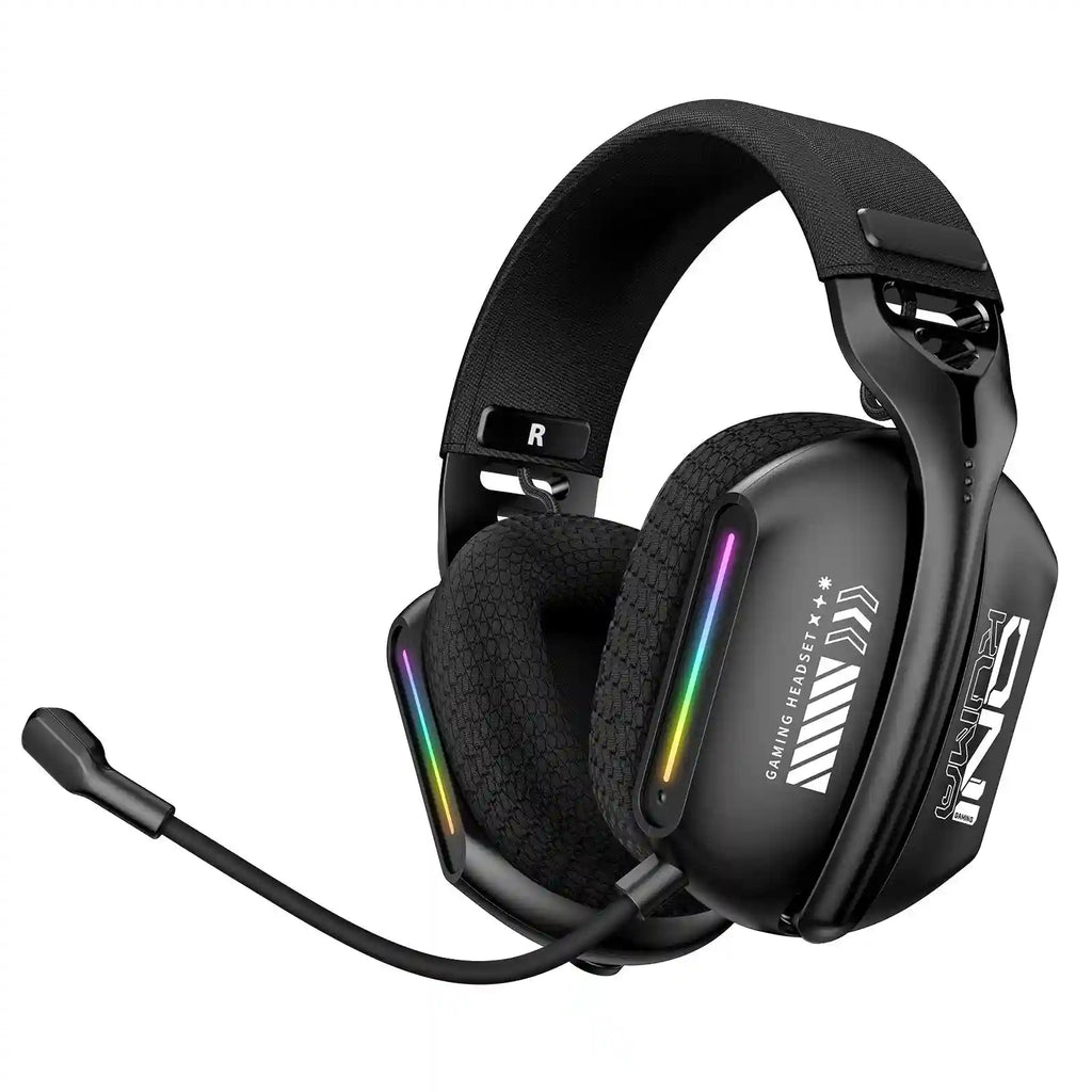 Wireless Gaming Headset: Tri-Mode Bluetooth 2.4G for PC & PS5 (GT808) Tidesmit