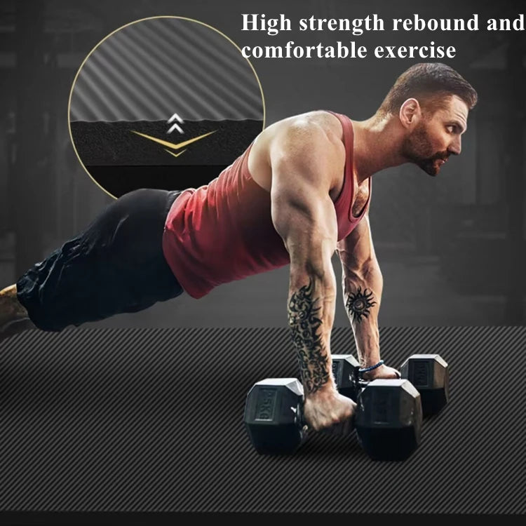 183x60cm Fitness 20mm Thick Workout Yoga Mat Indoor Pilates Noise Reduction Yoga Mat Moisture-proof Non-Slip Durable Exercise