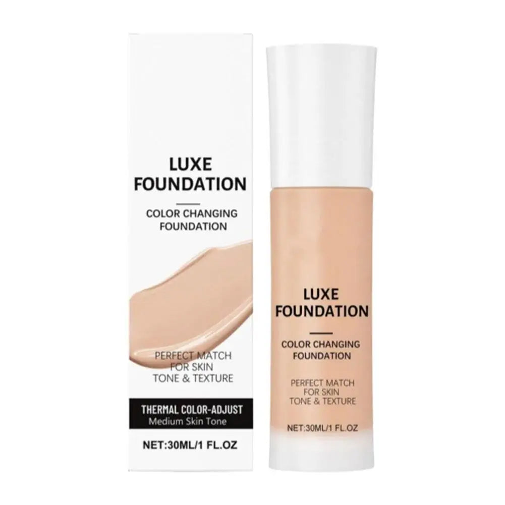 Tidesmit 24H long lasting color changing liquid foundation for intelligent color correction in face makeup