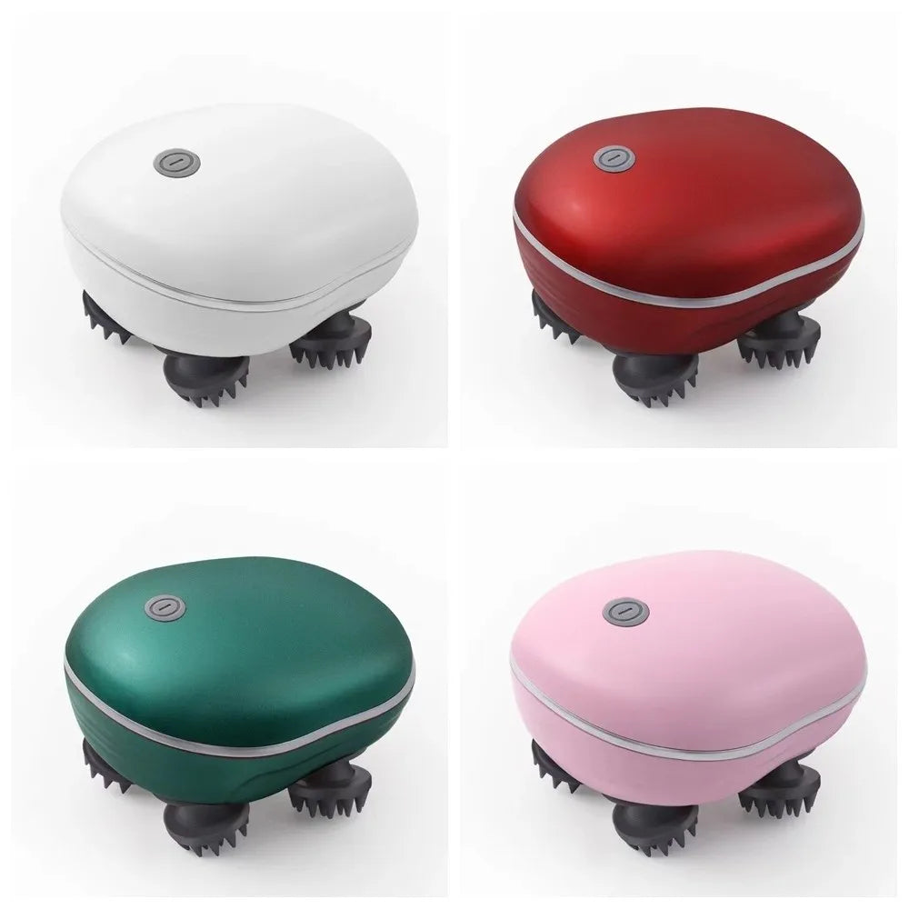 Electric Scalp Massager | Cordless Stress Relief Device for Home Spa Relaxation Treatment Tidesmit
