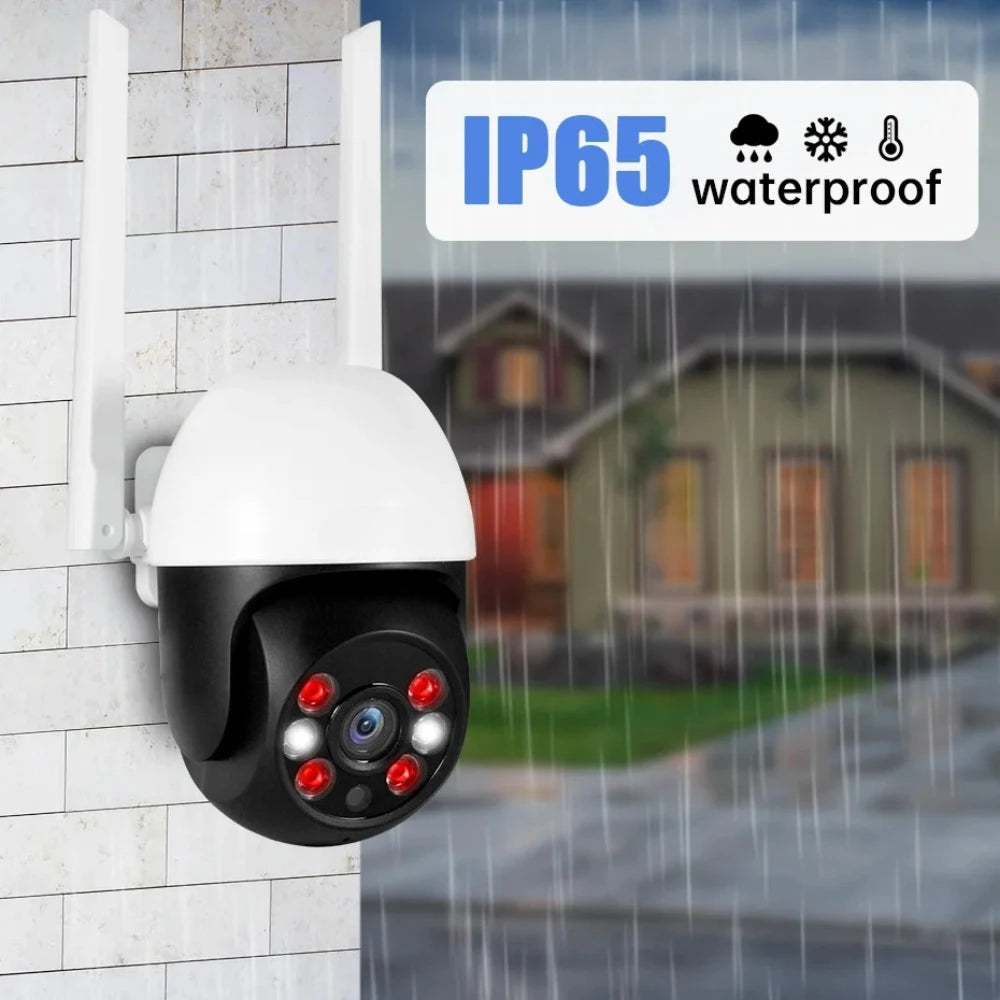 5MP TUYA PTZ WiFi IP Wireless Camera Outdoor Home Security Auto Tracking Monitoring Waterproof Video Surveillance Smart Life