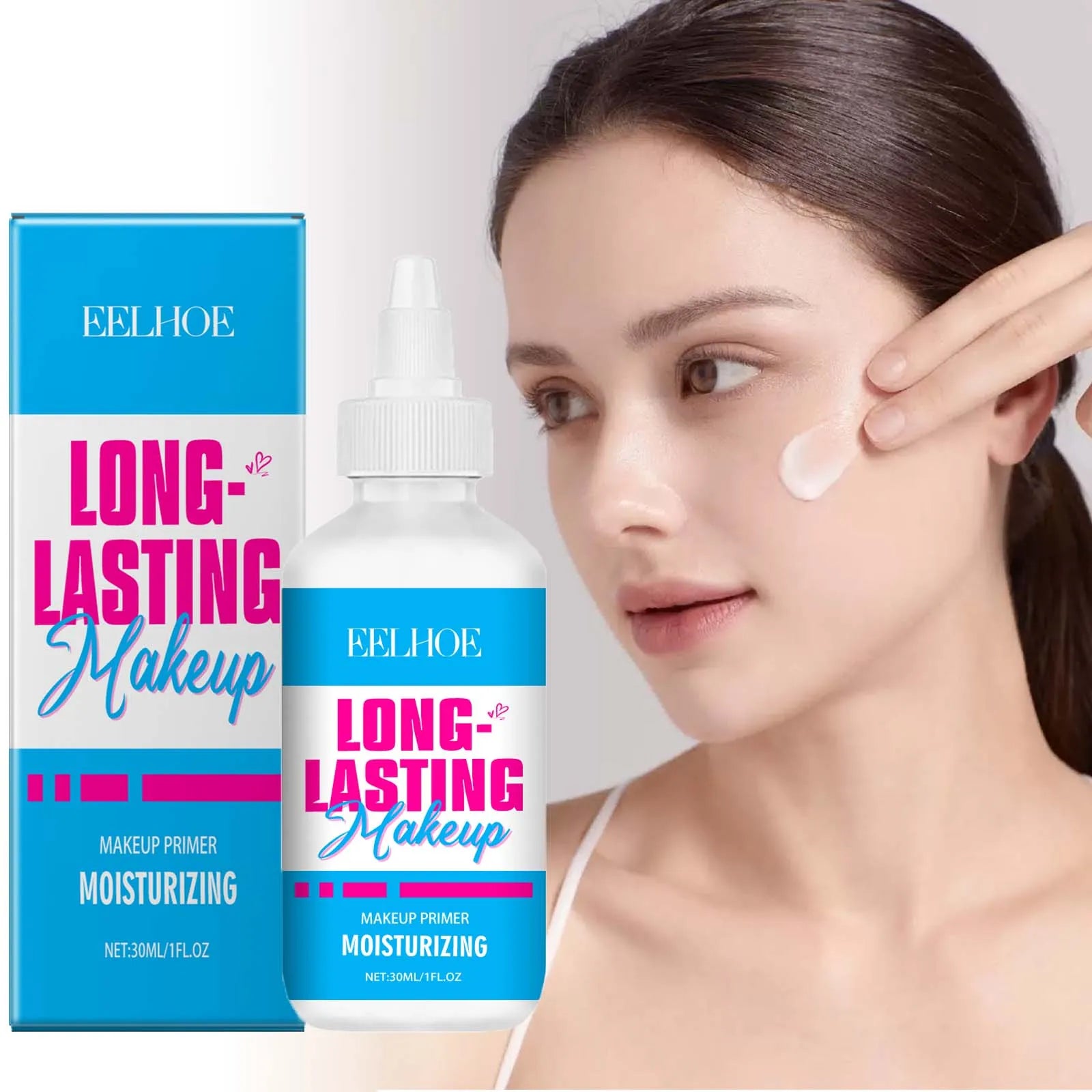 Tidesmit hydrating face makeup primer for dry skin with deep moisturizing formula and natural concealer base