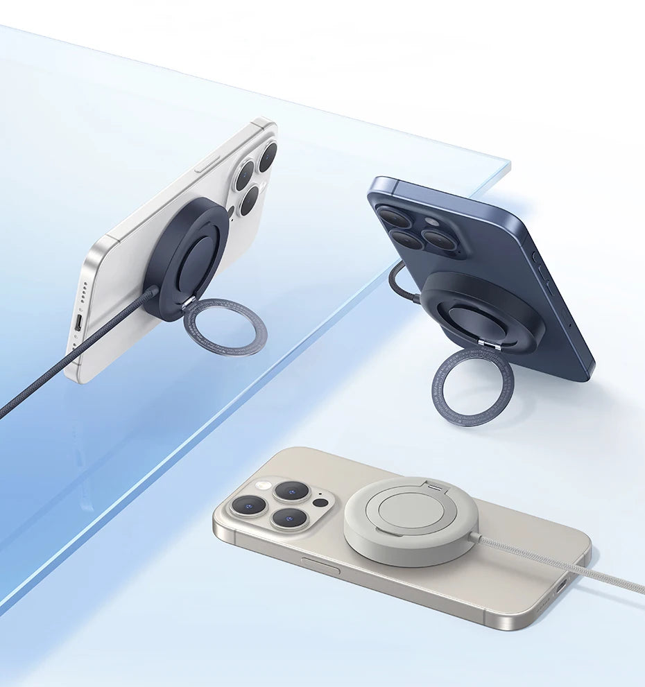 Magnetic Wireless Charger for iPhone 16 15 with Stand | Tidesmit Tidesmit