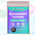 30 Patches Elderberry Transdermal Patches with Vitamin C & D3, and Zinc, for Men & Women - Immune Support