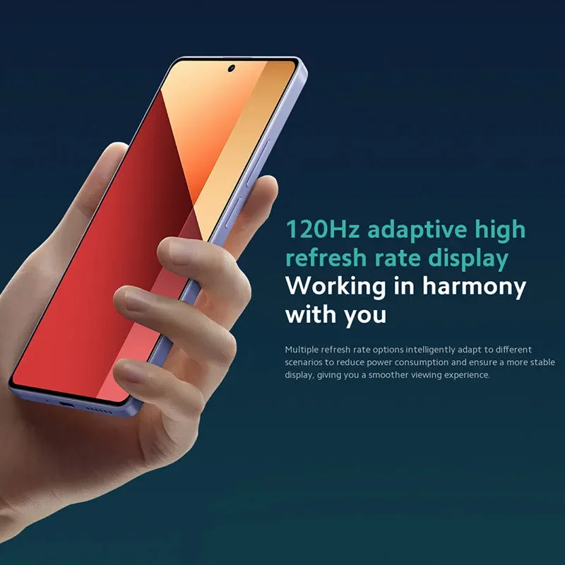 New Global Version Xiaomi Redmi Note 13 Pro 4G Smartphone MTK Helio G99-Ultra 6.67" AMOLED display 67W Turbo Charge with 5000mAh