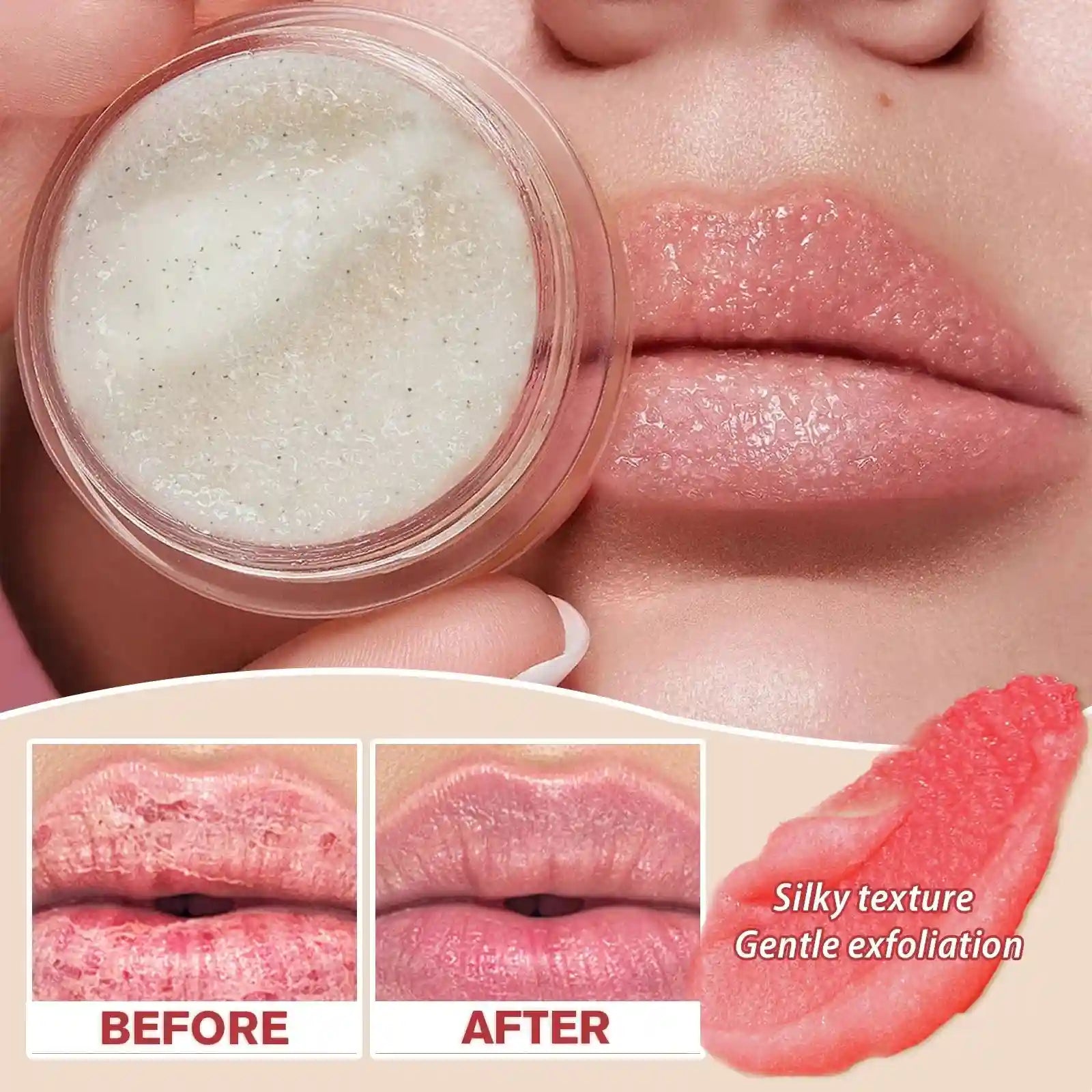 Watermelon Lip Scrub | Moisturizing Lip Treatment & Exfoliator by Tidesmit Lip Care Tidesmit