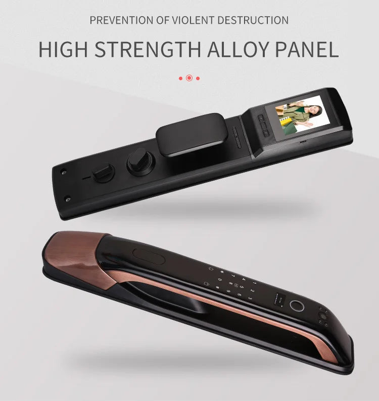 Digital Door Lock Competitive Price Fingerprint USmart Go APP Tuya Smart WiFi With Camera Smart Door Lock