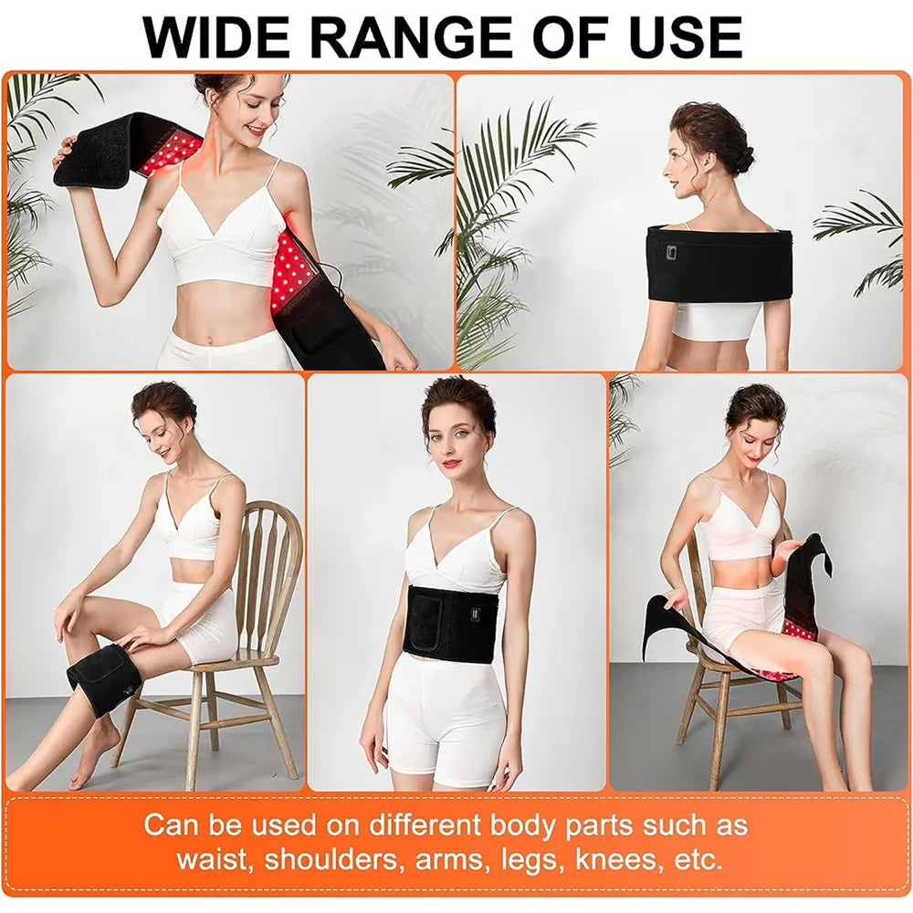 Red Light Therapy Belt for Pain Relief and Slimming - Model KK105 Relaxation Treatment Tidesmit