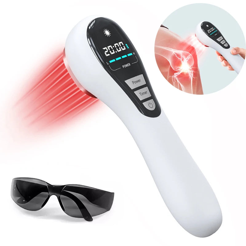 Hand-held Physical Treatment LllT Low-level Infrared Red Light Cold Laser Therapy Device For Relieve Neck Back Arthritis Pain