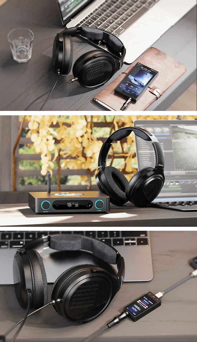 FiiO JT1 Planar Magnetic Headphones Open Back Wired | Tidesmit Tidesmit