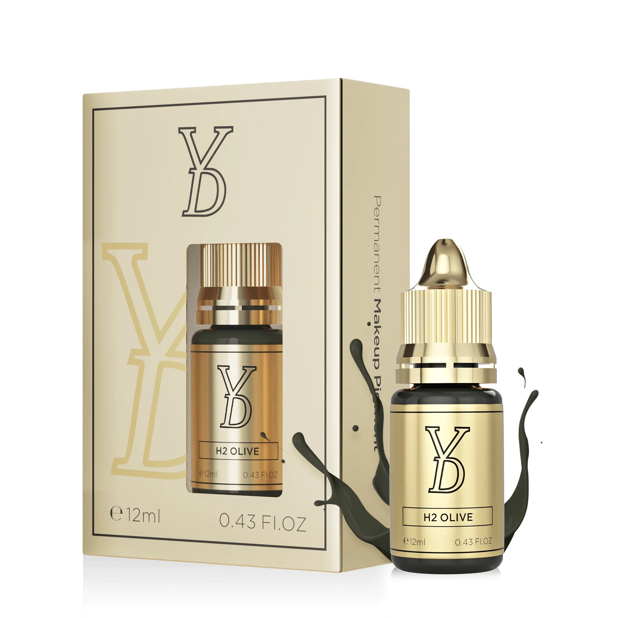 Microblading Pigment Ink Set - 8-Piece Professional Fluid Cream Permanent Makeup Machines H2 OLIVE Tidesmit