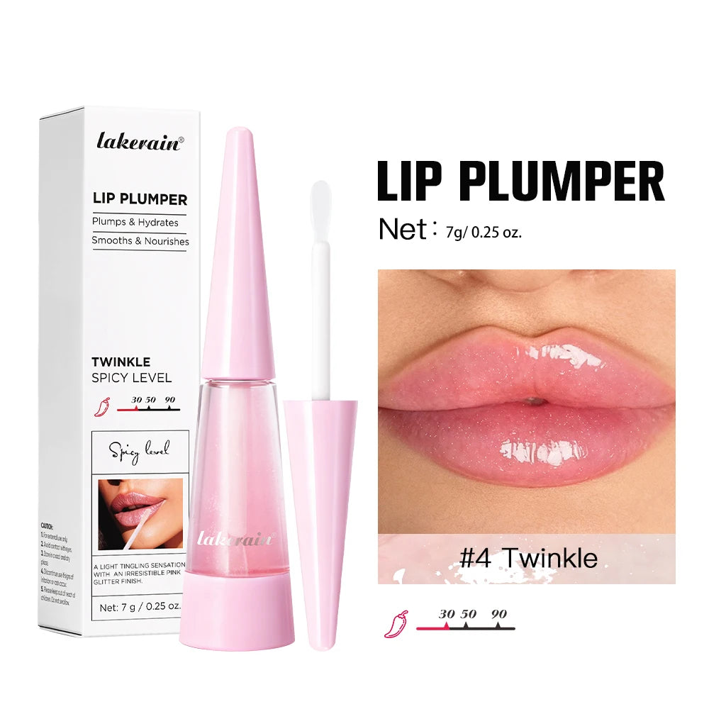 Lip Plumper Oil – Hydrating Volumizing Gloss for Fuller Lips, 6ml Lip Care 4Twinkle Tidesmit