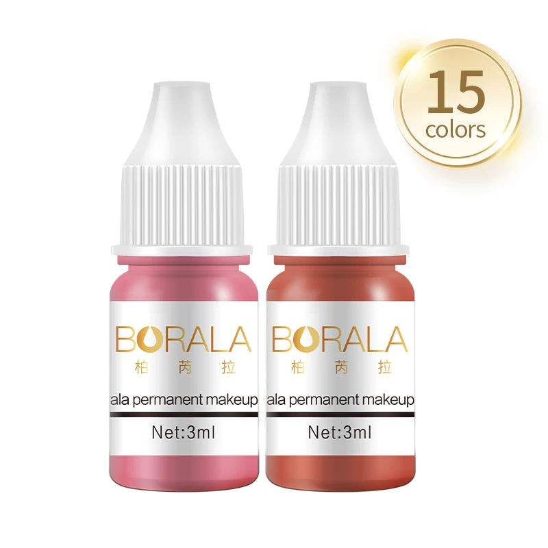 Permanent Makeup Lip Pigments 3ml for Professional Microblading PMU Devices Permanent Makeup Machines Tidesmit