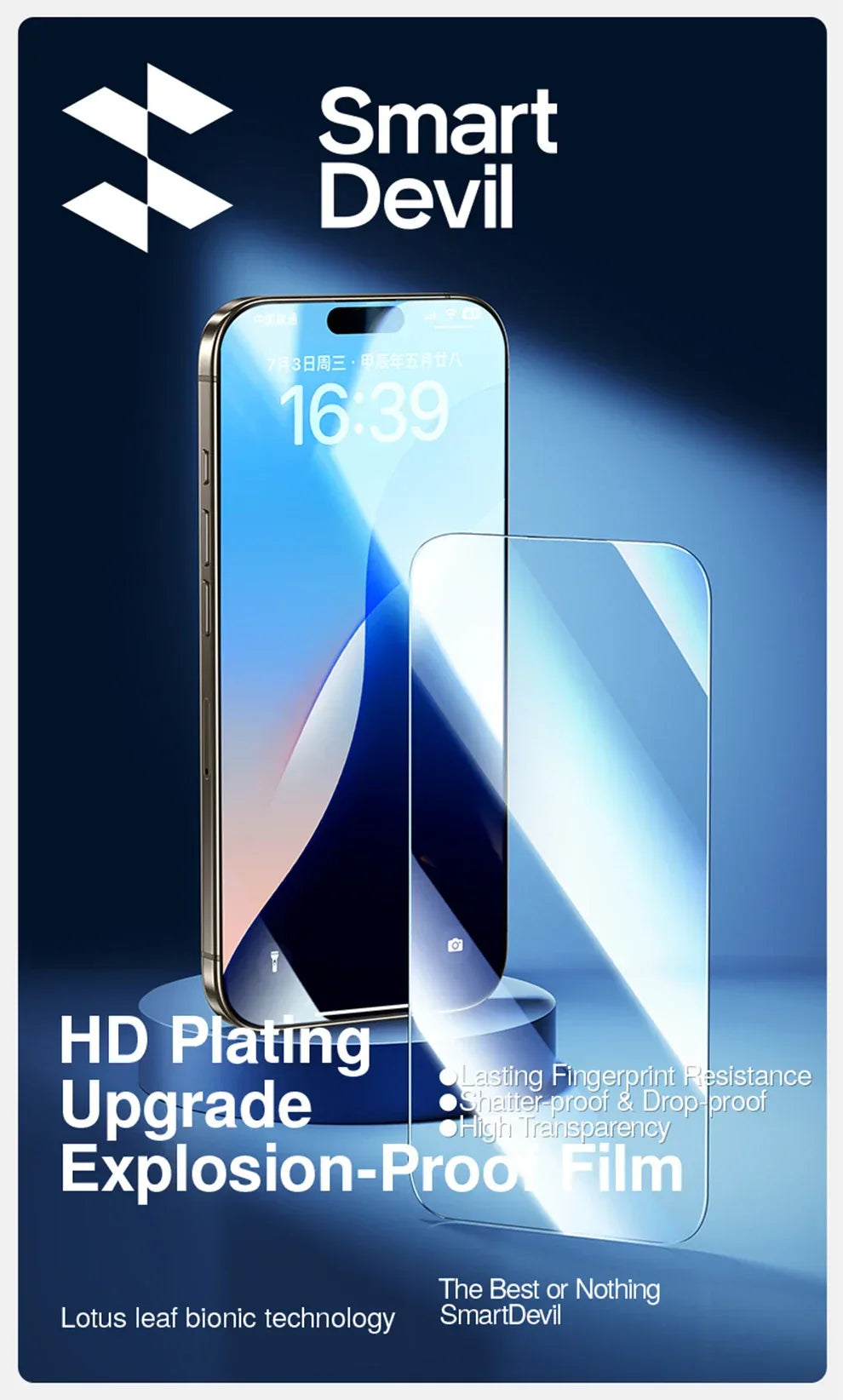 iPhone 17 Pro Max Privacy Screen Protector - 9H Tempered Glass 2PK Tidesmit