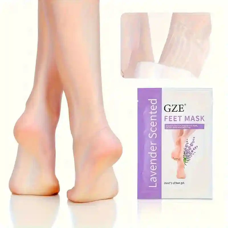 Foot Peel Mask - Professional Exfoliating Treatment for Cracked Heels Scrubs Treatments Tidesmit