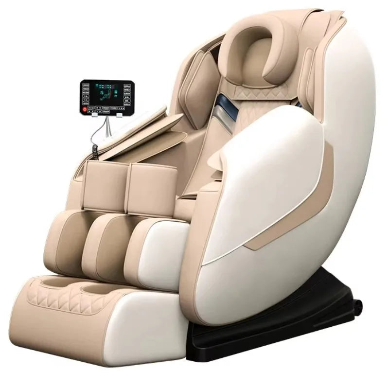 Zero Gravity Full Body Massage Chair - Electric Muscle Relief White Massage Chairs Tidesmit