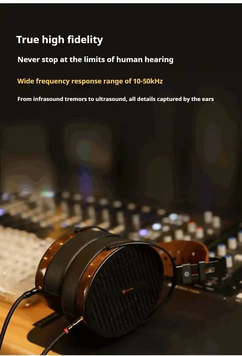 Tidesmit I5 Open Back HiFi Headphones - Professional Studio Monitor Tidesmit
