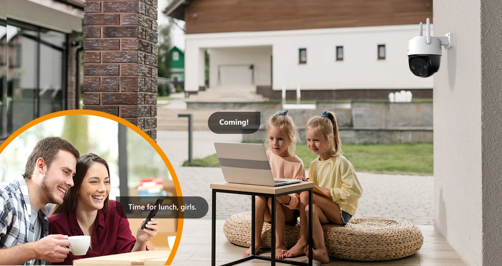 IMOU 2PCS Cruiser SE+ 5MP Set Wi-Fi Camera Smart Color Night Vision IP66 Outdoor Security 360° Coverage Smart Auto Tracking