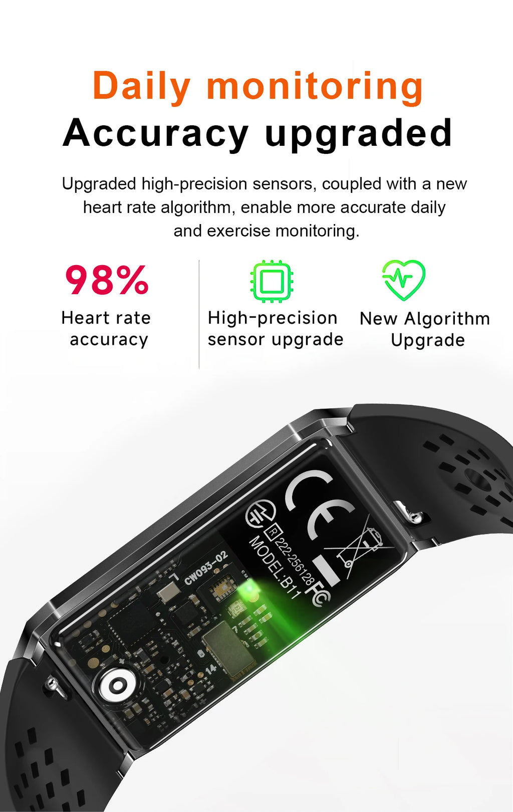LIGE Women Smart Bracelet Heart Rate Sleep Monitor Health Band Waterproof Sports Fitness Tracker Men Smartwatch For Android iOS