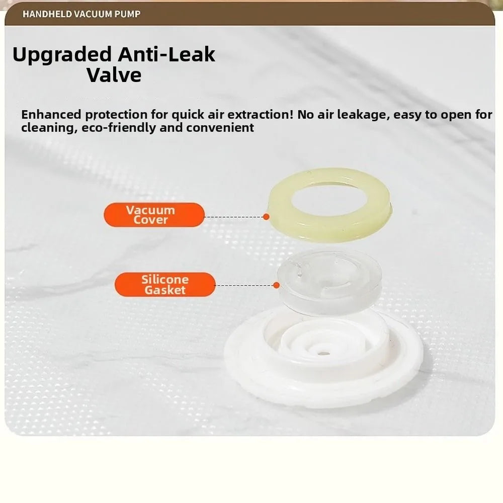 Wireless Electric Vacuum Sealer Pump Space Saving Labor Saving Vacuum Bag Pump Rechargeable Handheld