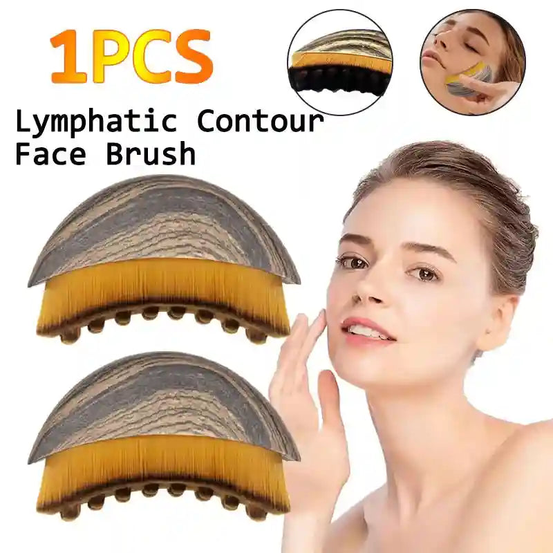 Lymphatic Face Massage Brush – Ergonomic Facial Sculpting Tool Eye Massage Instrument Tidesmit