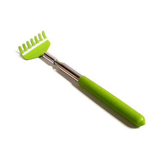Telescopic Back Scratcher Stainless Steel Retractable Massager Back Massage Instrument B-Light Green Tidesmit