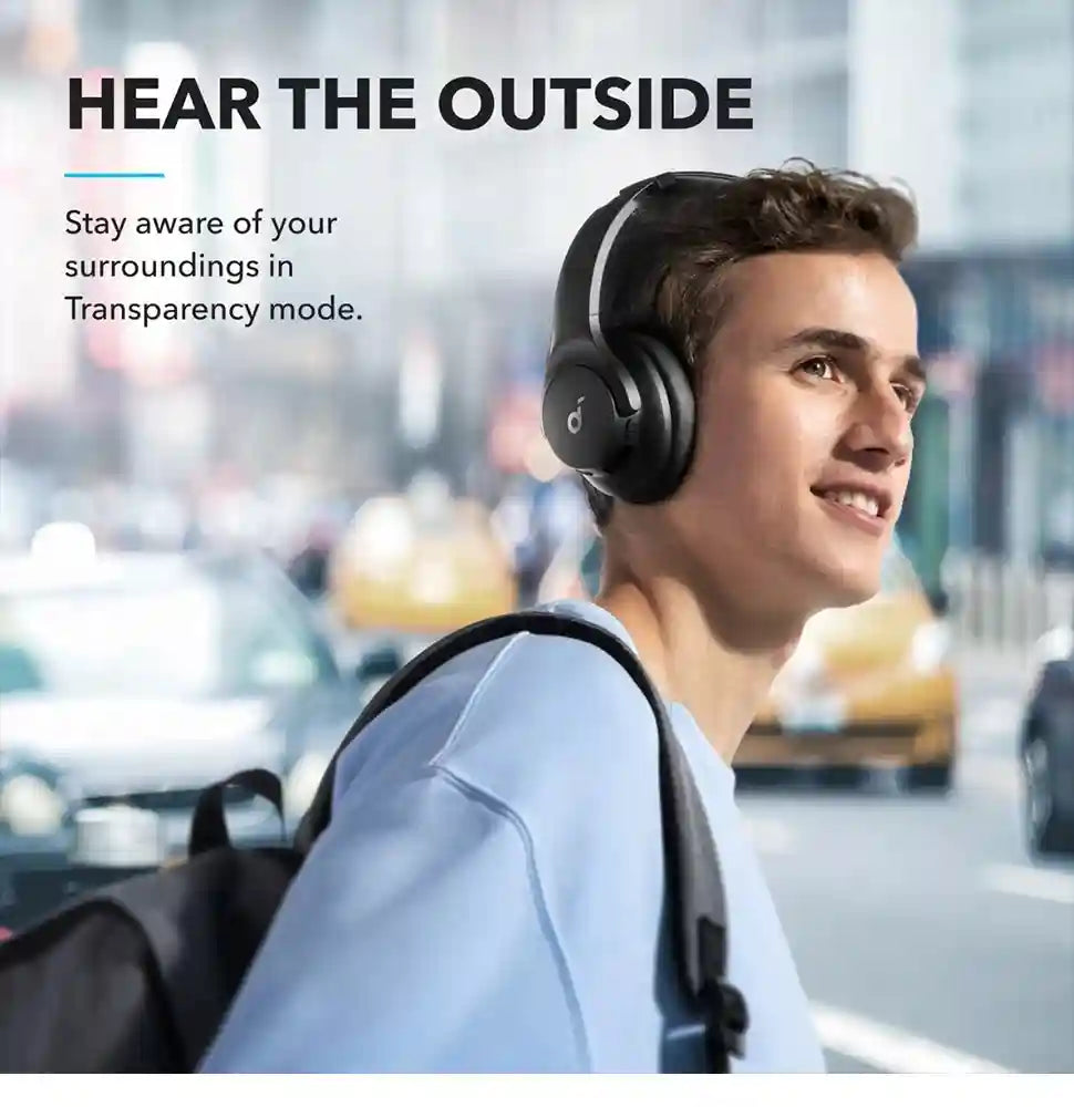 Wireless Active Noise Cancelling Headphones - Over-Ear Studio Monitor Tidesmit