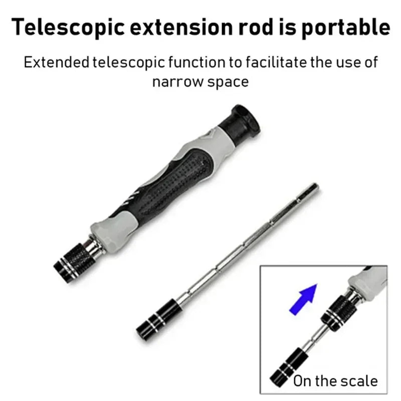 TINSOL 115 in 1 Multifunctional Magnetic Screwdriver Set Screw Driver Bits PC Computer Phone Watch Repair Hardware Tool Kit