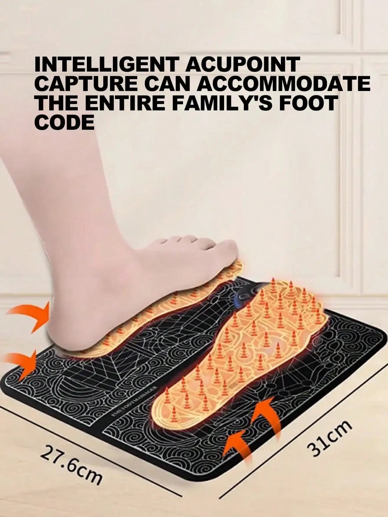 Electric Foot Massager Pad - Deep Tissue Muscle Relief Device Body Shaping Massage Equipment Tidesmit