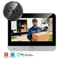 Tuya Smart 3MP Outdoor Wireless Radar Detection Door Peephole Video Eye Camera 2.4G WiFi Night Vision Home Security Door Camera