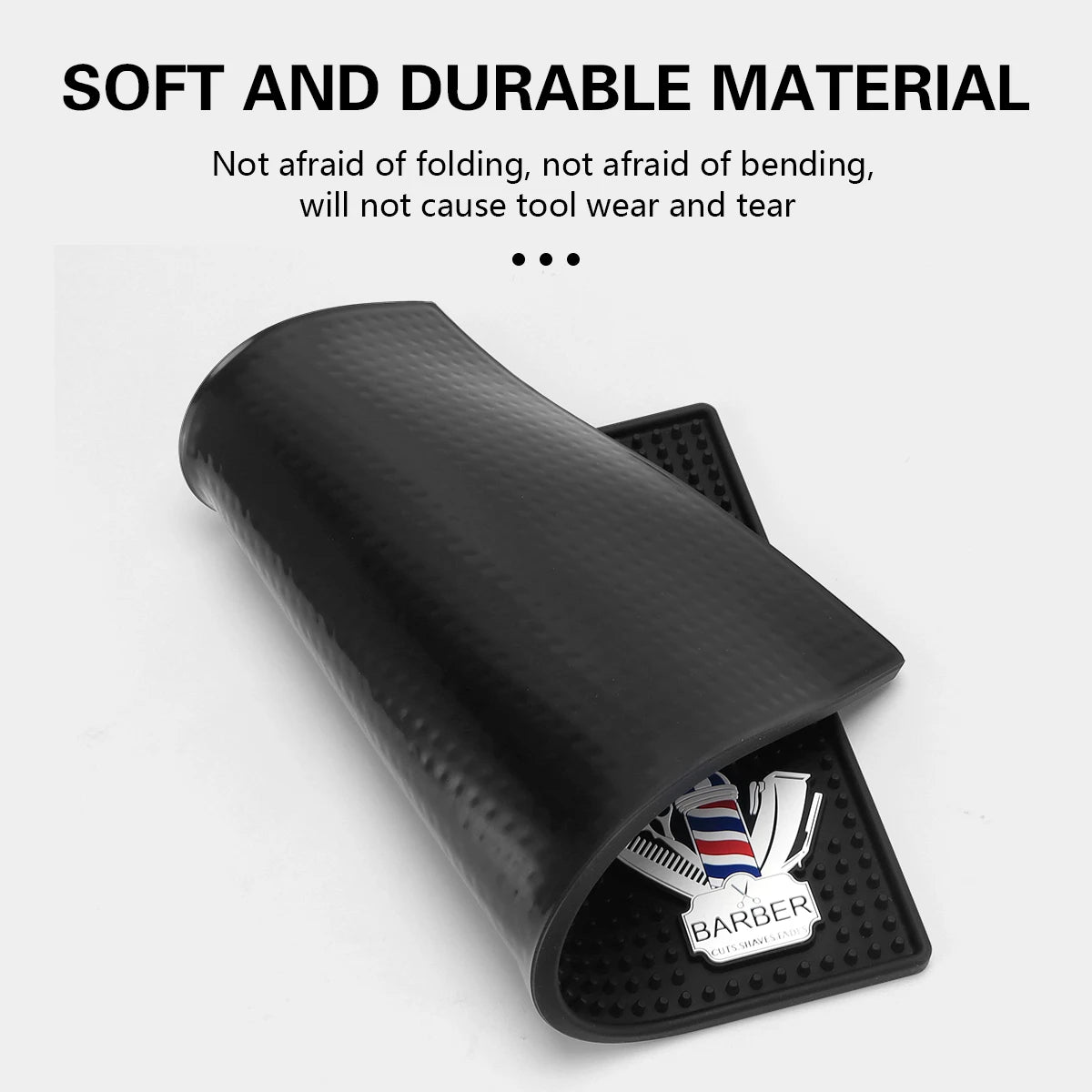 Barber Station Mat Non-Slip Pad for Professional Hair Tool Organization Massage Chairs Tidesmit