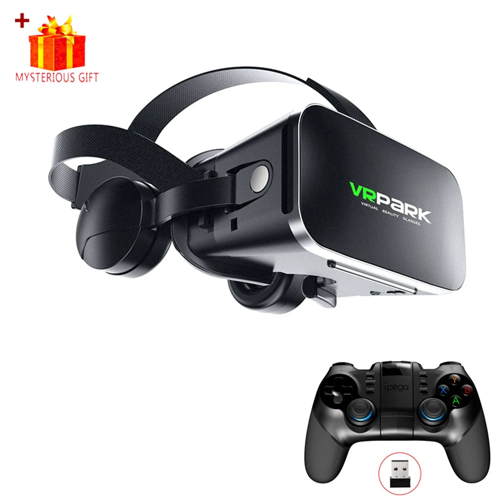 VR Headset for Smartphones with Bluetooth Control | Tidesmit Smart Glasses VR and Control B Tidesmit