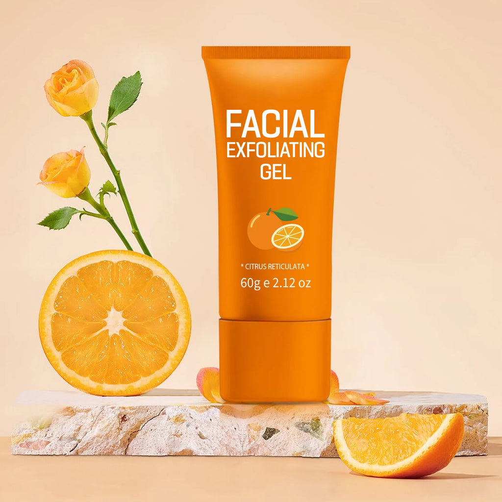 Orange Exfoliating Gel 60g - Natural Gentle Face Scrub Scrubs Treatments Tidesmit