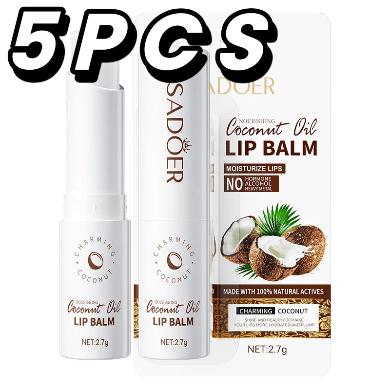 Moisturizing Lip Balm for Deep Hydration & Repair by Tidesmit Lip Care 5PCS Tidesmit